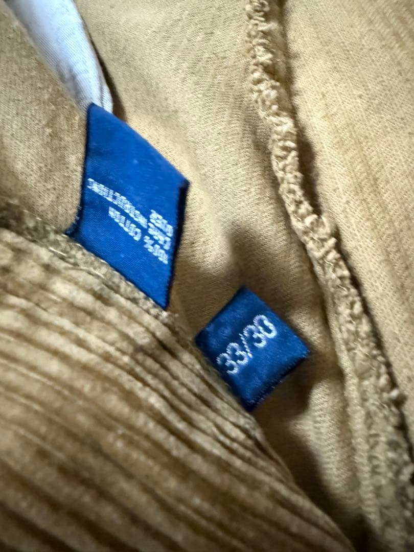90'sPolo Ralph Lauren コーデュロイパンツ 太畝　33/30