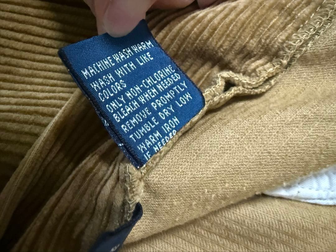 90'sPolo Ralph Lauren コーデュロイパンツ 太畝　33/30
