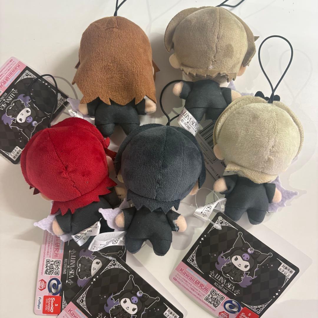 LUNA SEA×KUROMI ラウンドワン限定 マスコット 5種セット ③