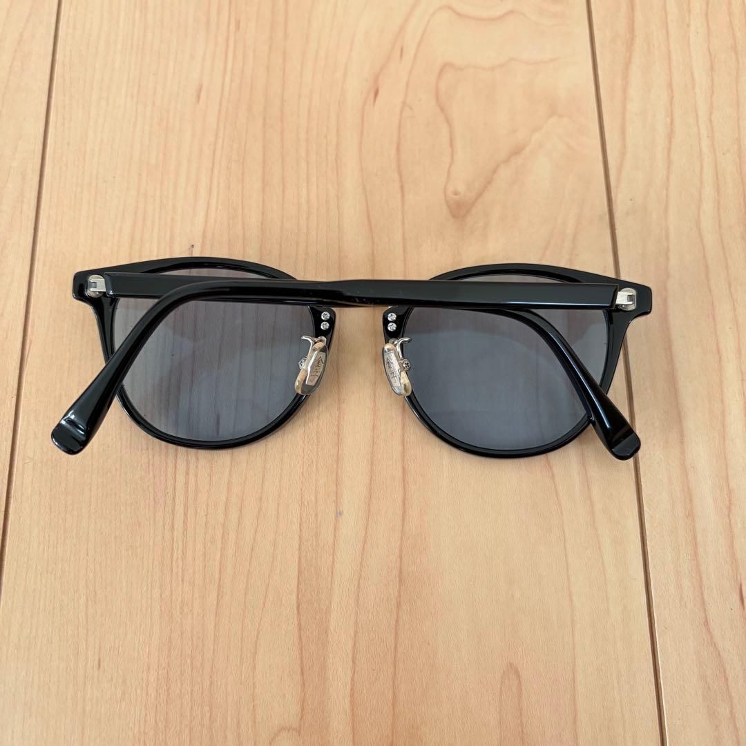 金子眼鏡 KANEKO OPTICAL サングラス 黒 ブルーレンズ