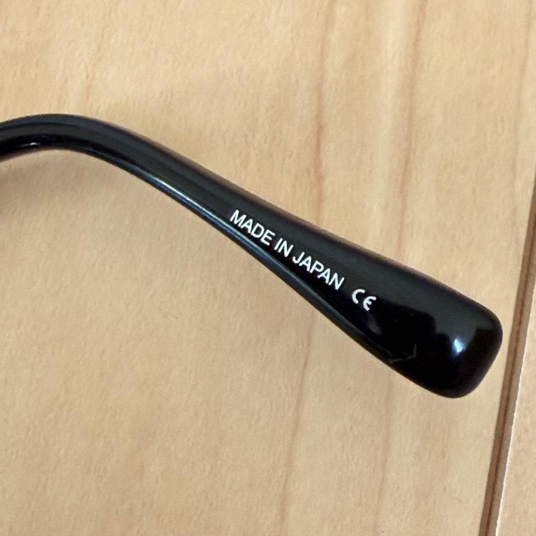 金子眼鏡 KANEKO OPTICAL サングラス 黒 ブルーレンズ