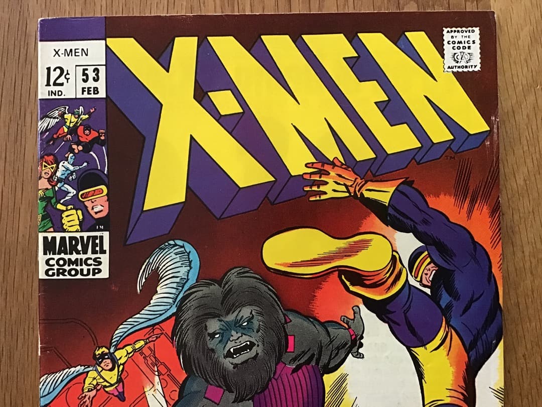 X-men #53 ブラスター❗️1969年出版　アメコミリーフ