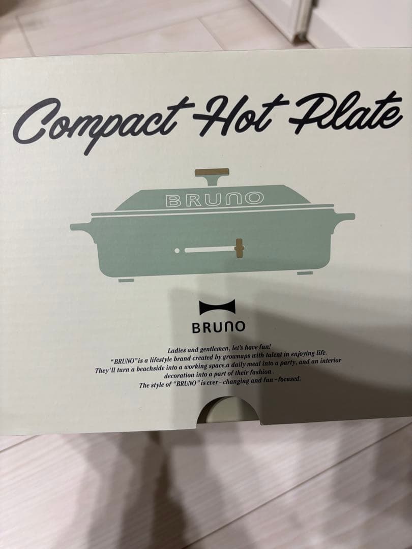 新品＊未使用＊ブルーノ＊BRUNO コンパクト ホットプレート＊一人暮らし新婚