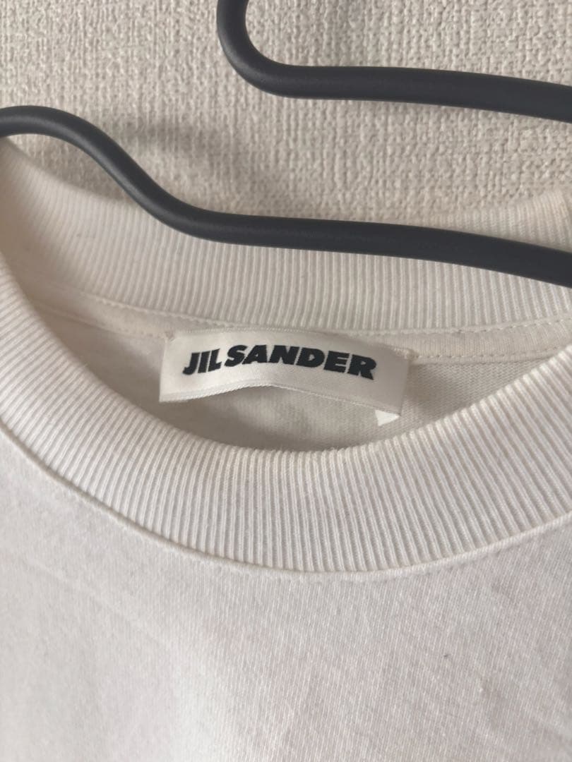 【美品】ジルサンダー　JIL SANDER Tシャツ　半袖　白　オーバーサイズ