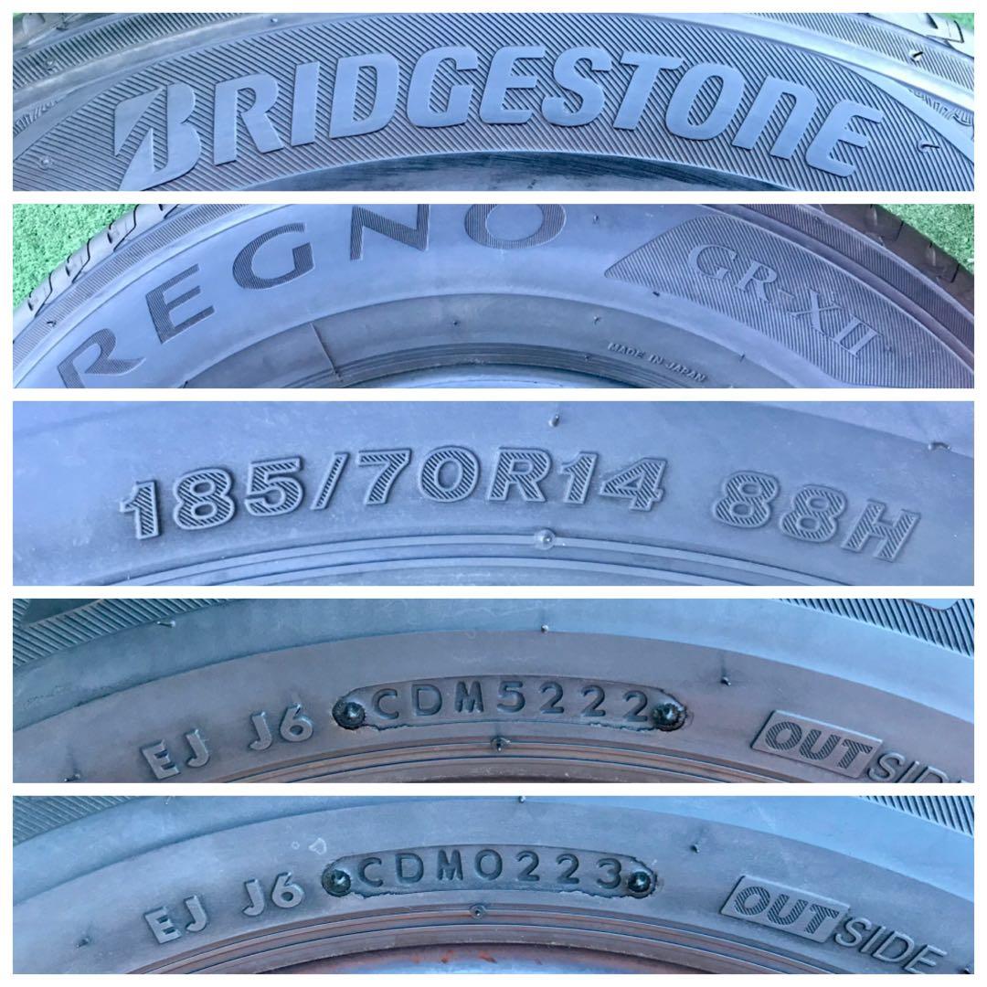 185/70 R14 BRIDGESTONE REGNOラジアルタイヤ