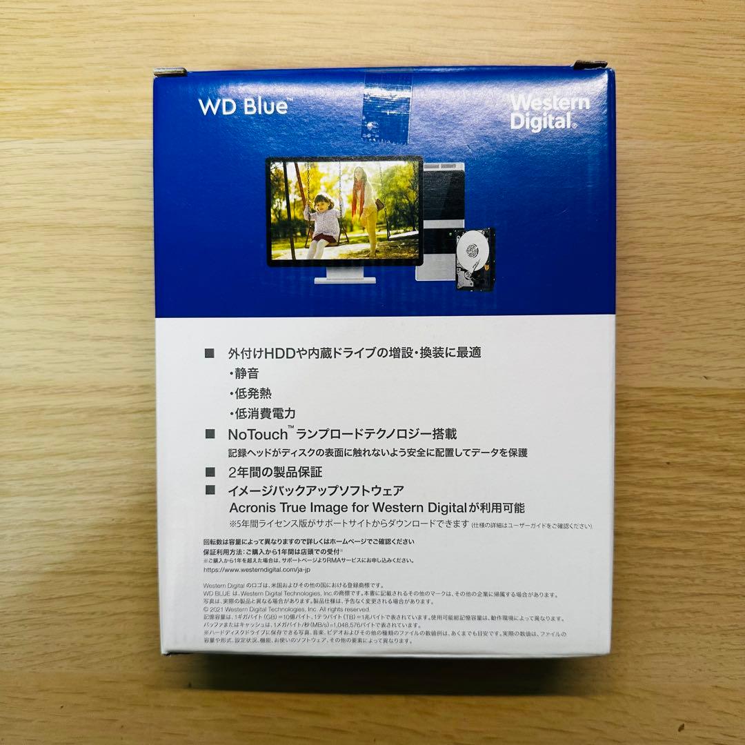新品 WD Blue WD80EAAZ 8TB 3.5 SATA 6G　×2台
