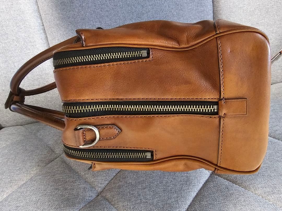 【良品】COACH　レザー　ボストンバッグ　ビジネスバッグ　ブラウン　２WAY