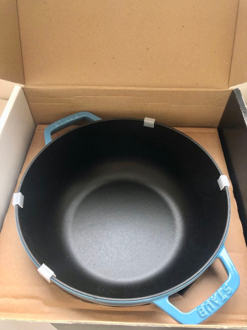 タイムセール【新品】ストウブ フルールドリス サックスブルー 24cm