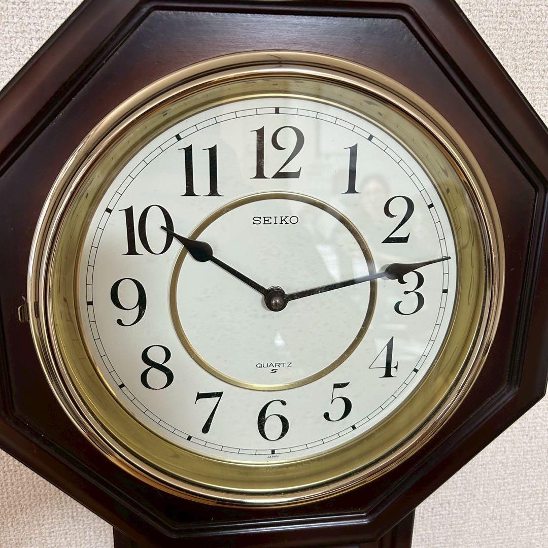 【稼動品】SEIKO レトロ　振り子時計【5082m】
