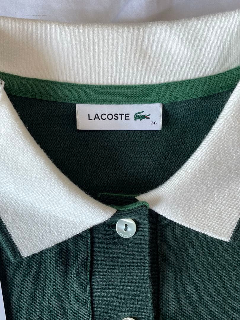 タグ付き　LACOSTE ラコステ　ポロシャツ　レディース