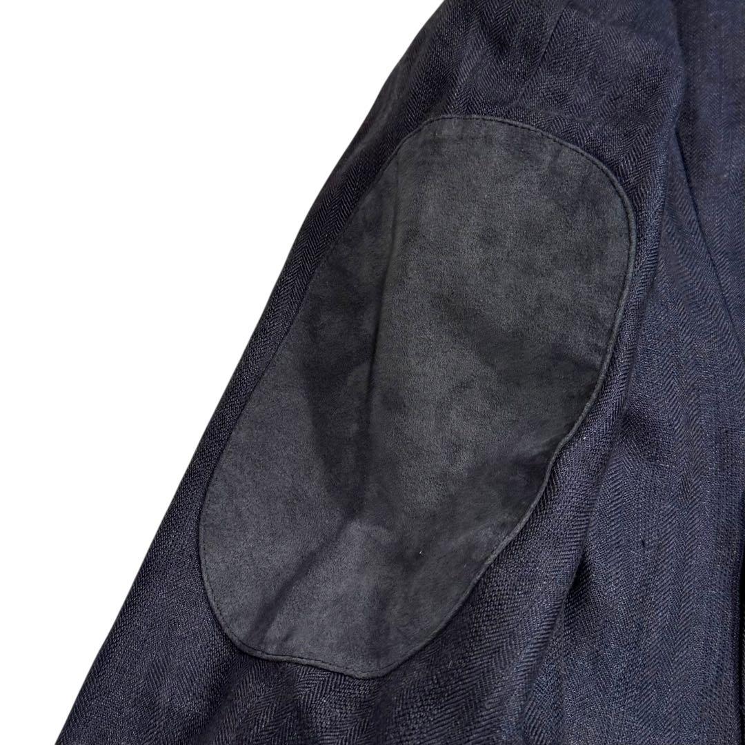 極美品 BROOKS BROTHERS テーラードジャケット リネン ネイビー
