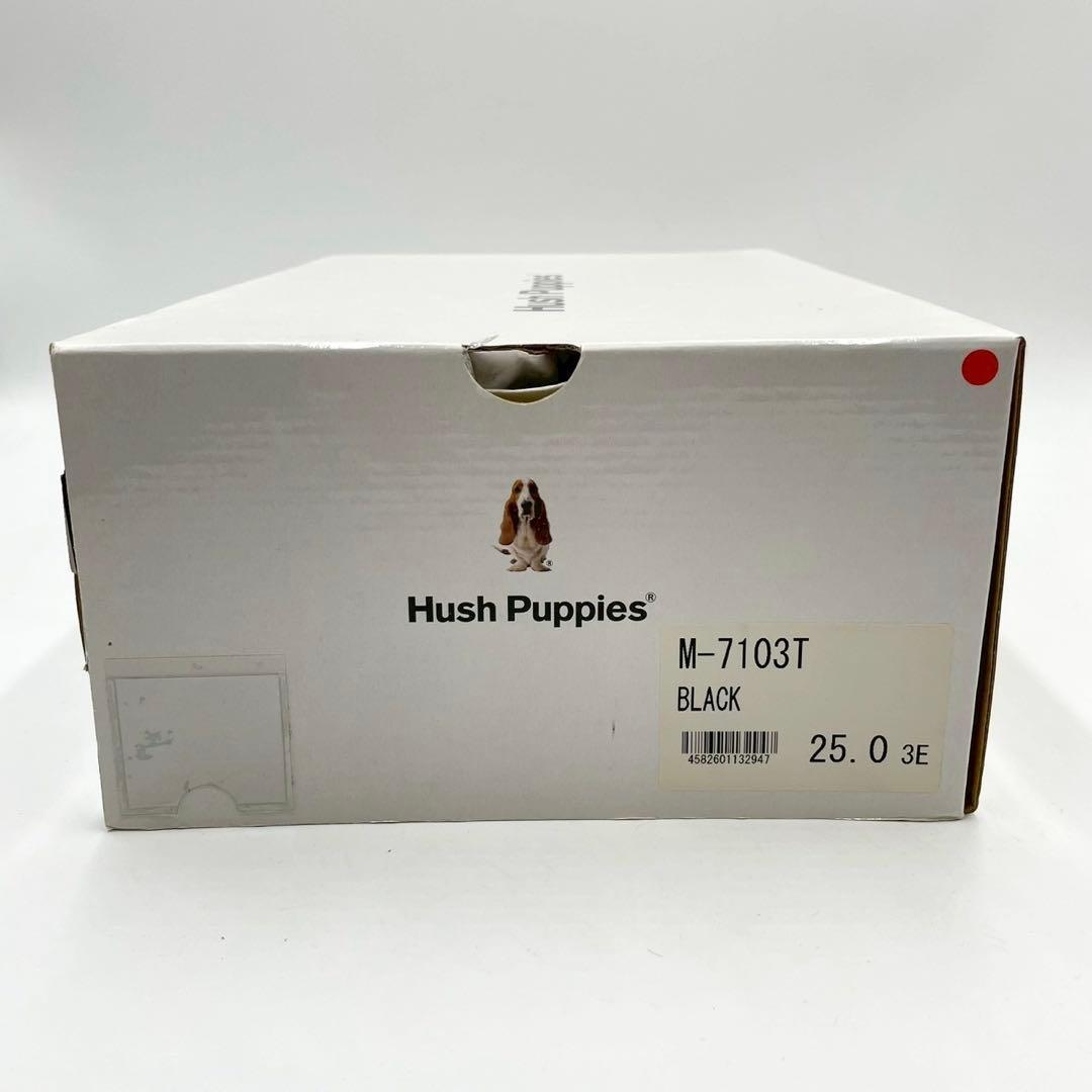 未使用品 ハッシュパピー ドライビングシューズ 黒 25 ローファー Y1345