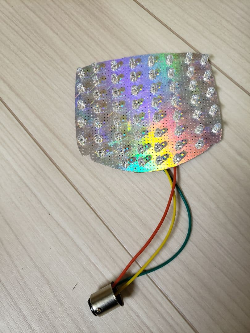 ホーク2 ホーク3 流れるようなLEDテールライト　テールランプ　基盤レインボー