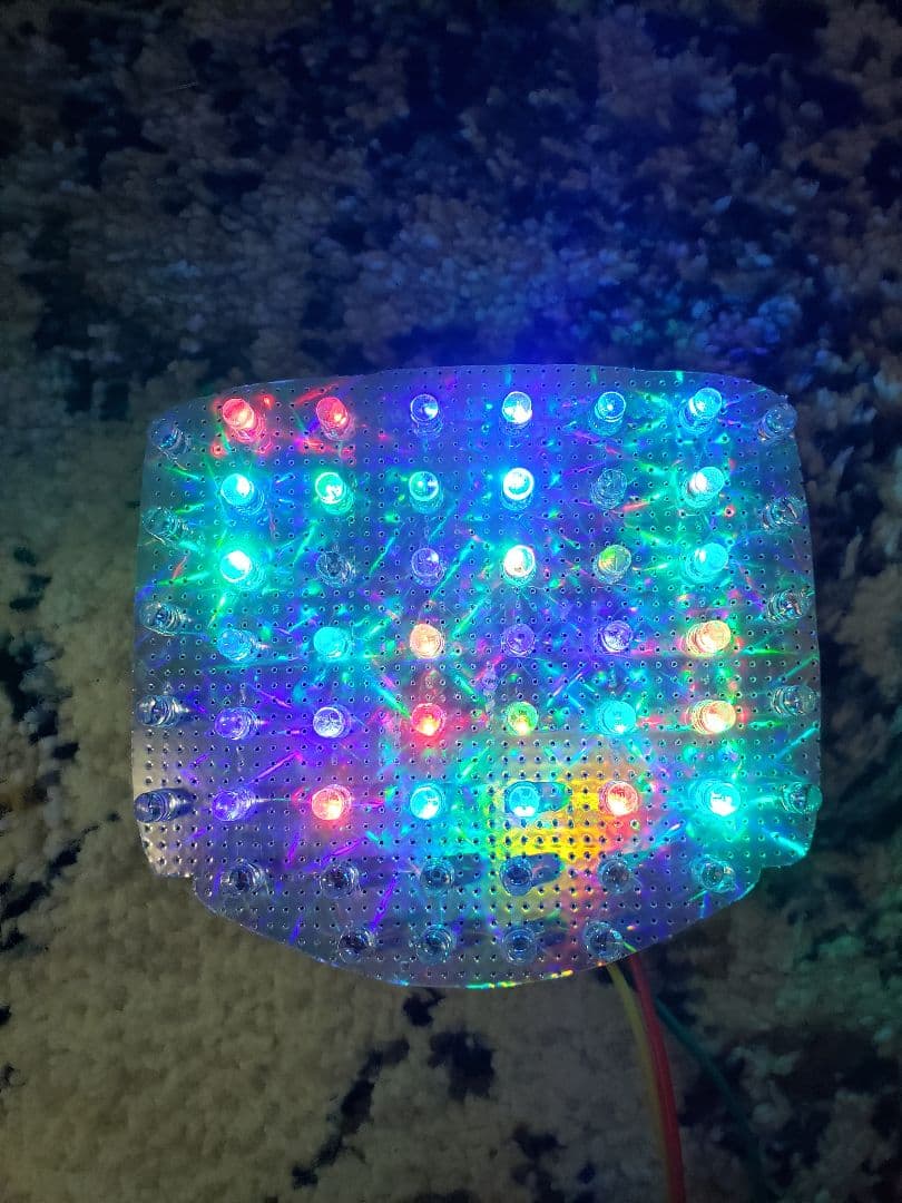 ホーク2 ホーク3 流れるようなLEDテールライト　テールランプ　基盤レインボー