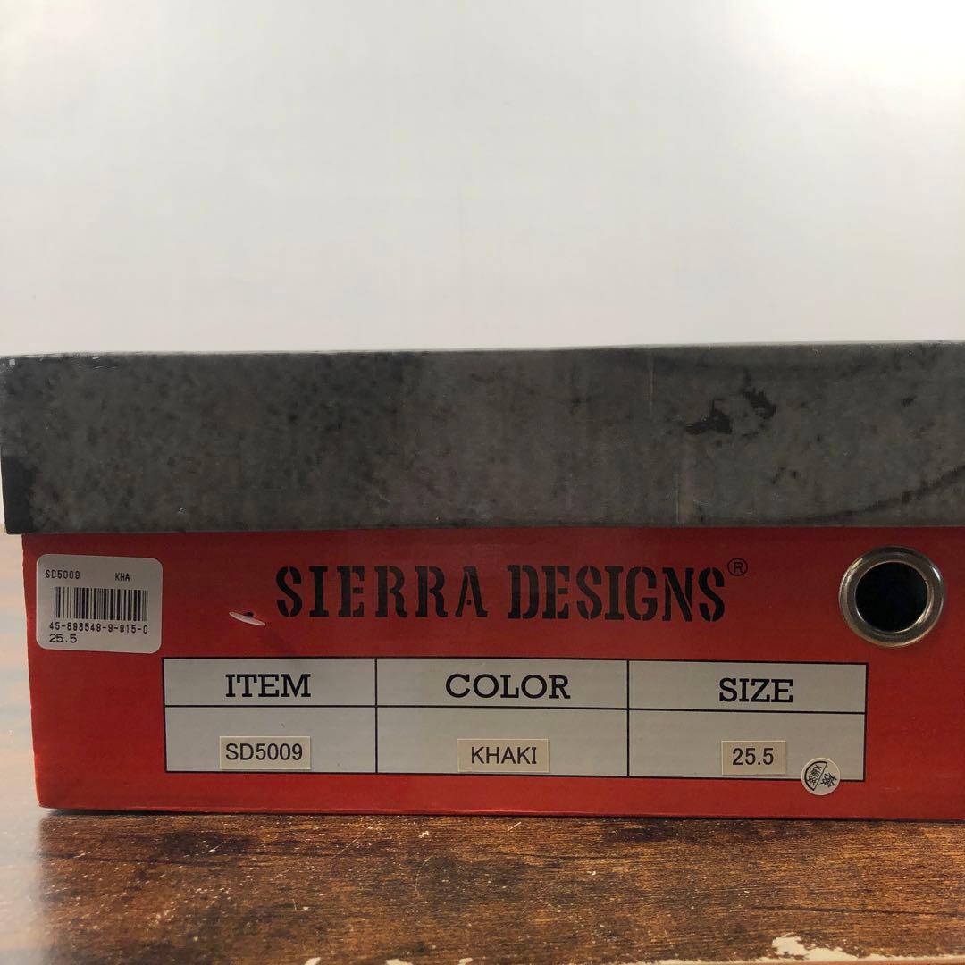 新品未使用 SIERRA DESIGNS バイカーシューズ 25.5cm 箱あり