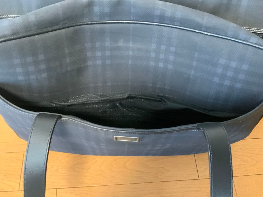 Burberry チェック柄 ボストンバッグ