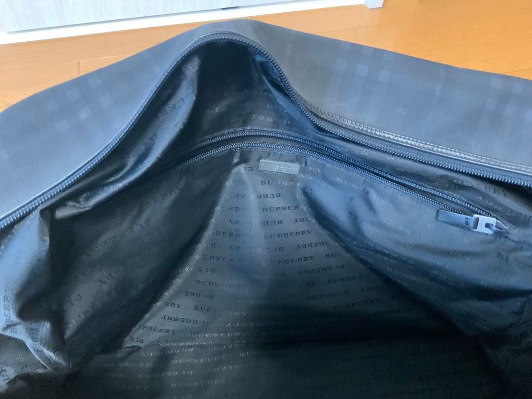 Burberry チェック柄 ボストンバッグ