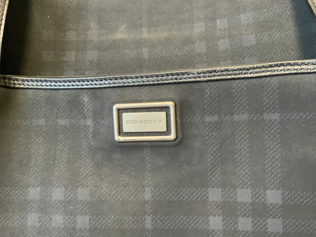 Burberry チェック柄 ボストンバッグ