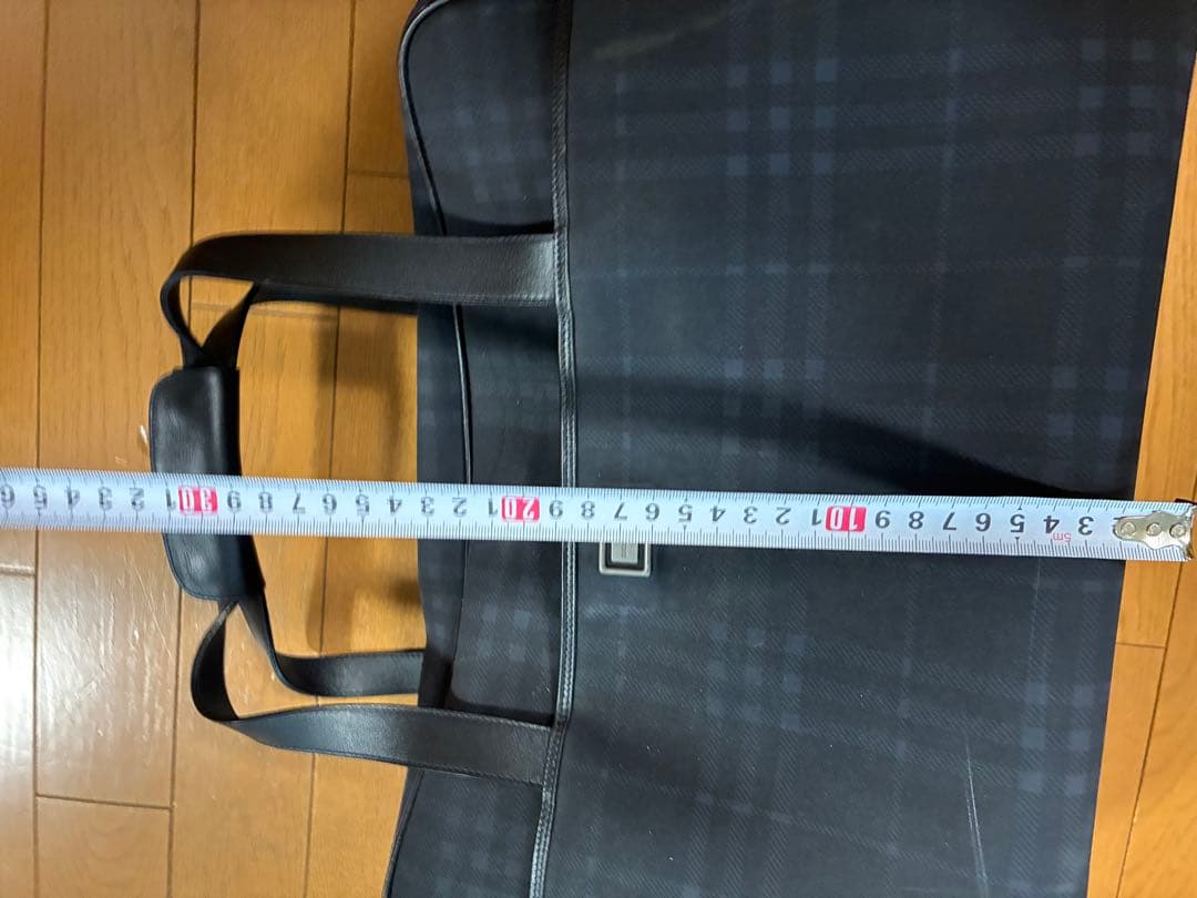 Burberry チェック柄 ボストンバッグ