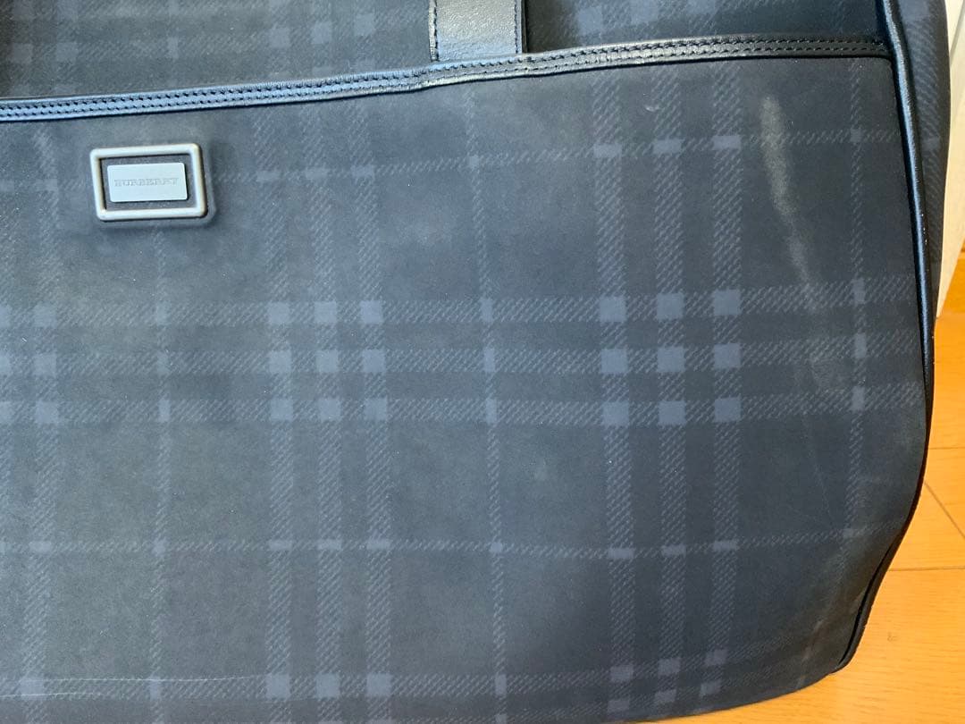 Burberry チェック柄 ボストンバッグ