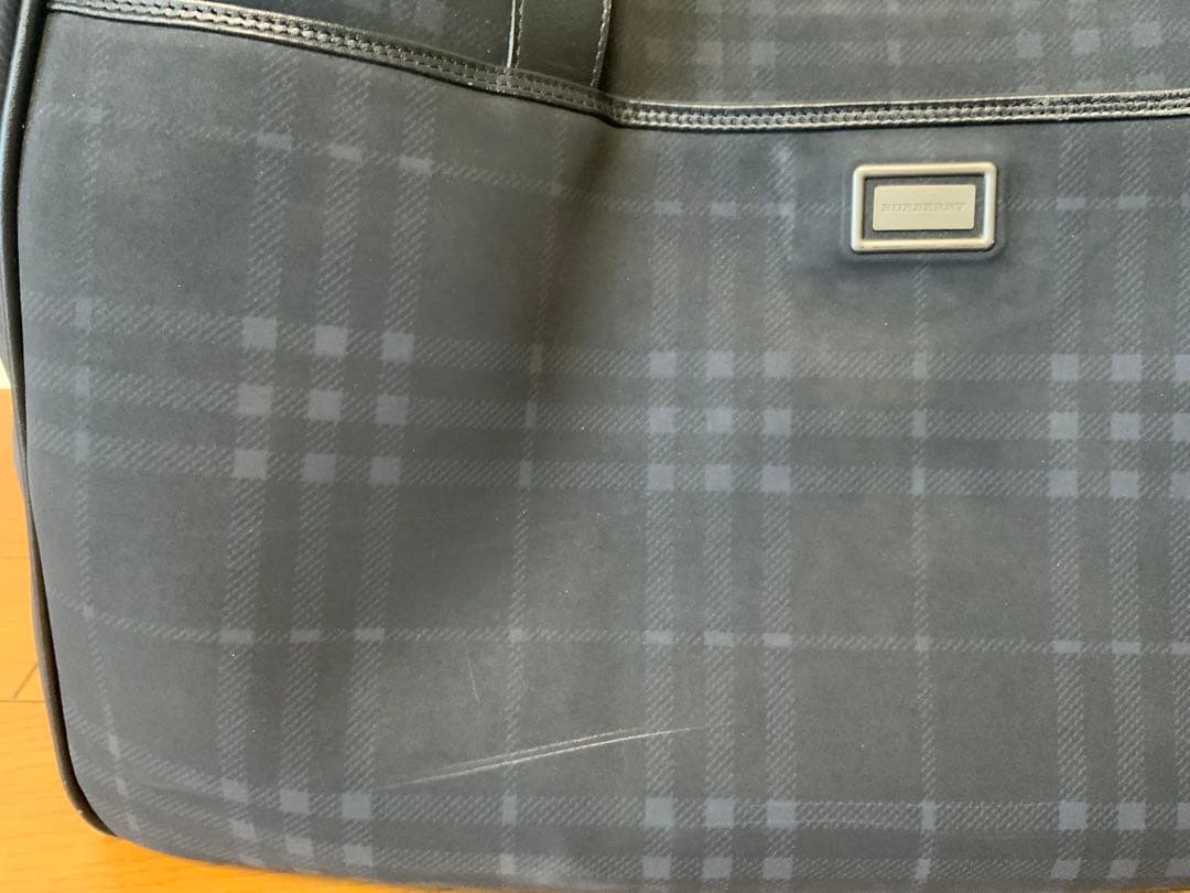 Burberry チェック柄 ボストンバッグ
