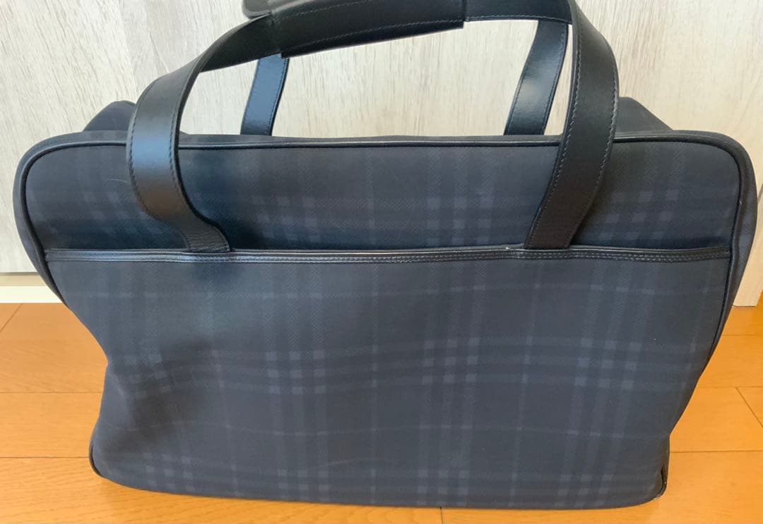 Burberry チェック柄 ボストンバッグ