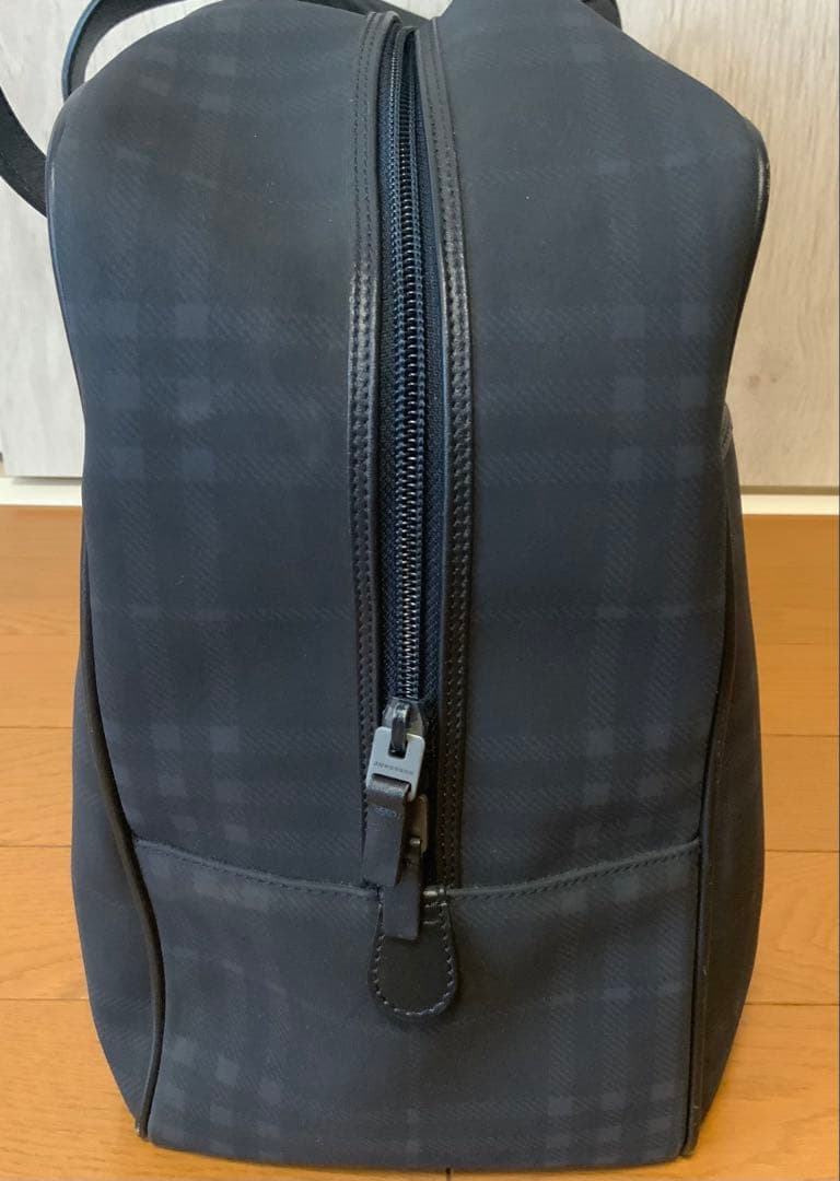 Burberry チェック柄 ボストンバッグ