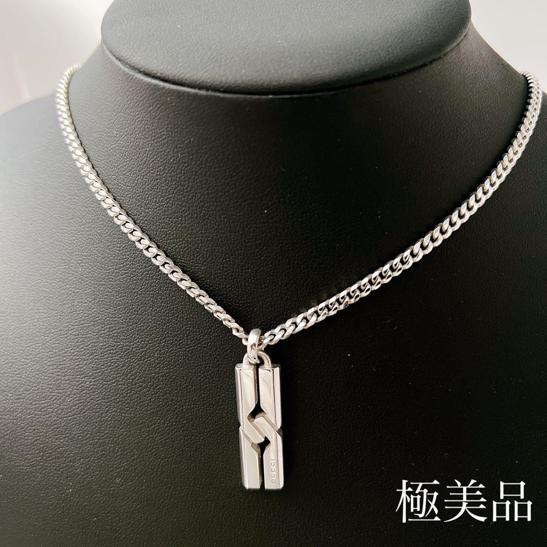極美品 グッチ GUCCI 925 ネックレス ペンダント シルバー OT631