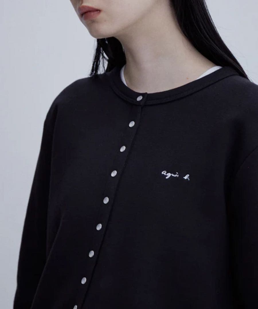 agnes b.× ADAM ET ROPE裏起毛 カーディガン