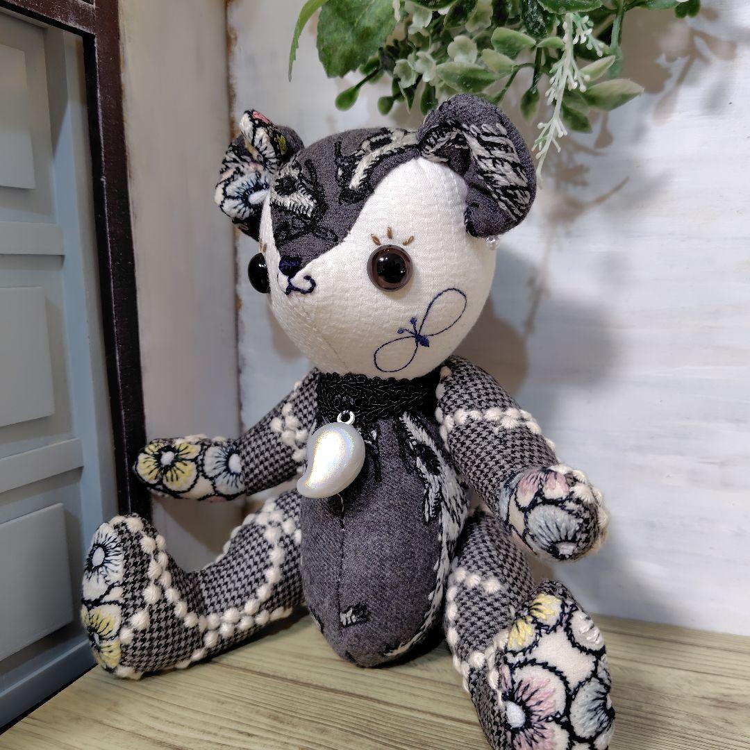 梅*様 【オークションです】ミナペルホネン＊ハンドメイド＊ぬいぐるみ＊テディベア