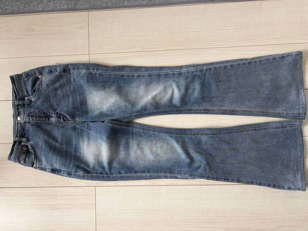 【ANDMARY】Lacey ribbon denim