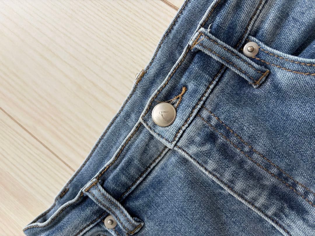 【ANDMARY】Lacey ribbon denim
