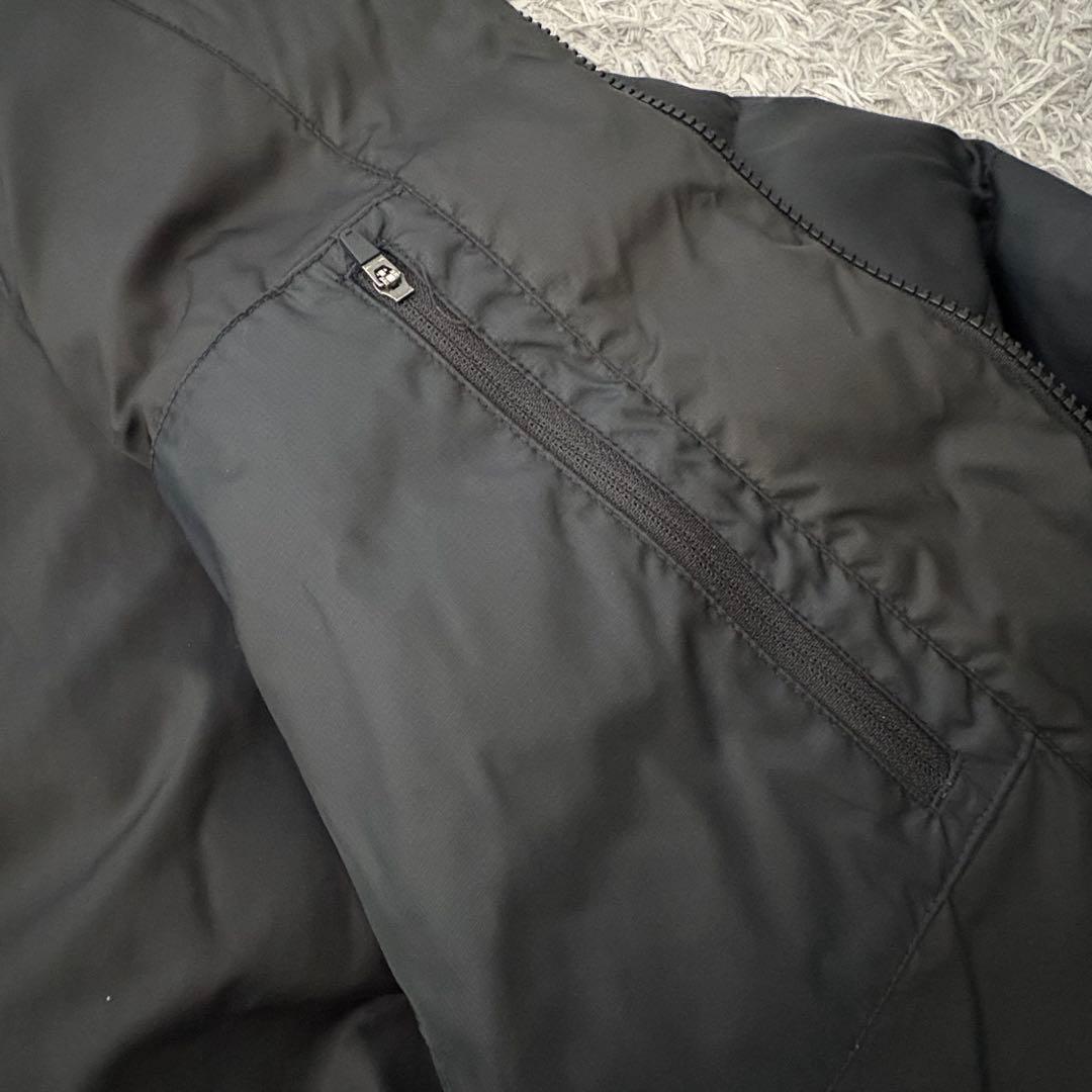 【US_Mサイズ】Lacoste ラコステ 黒 中綿ダウンコート ジャケット