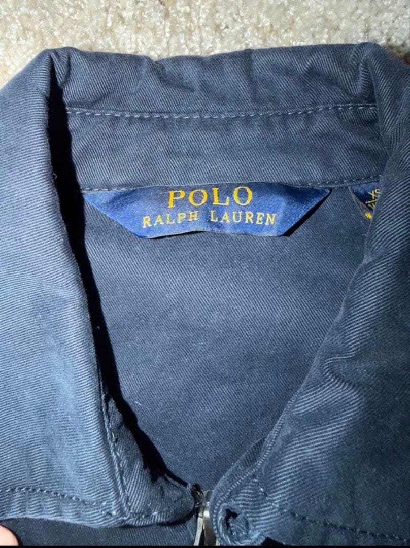 POLOラルフローレン スイングトップ ブルゾン ネイビー