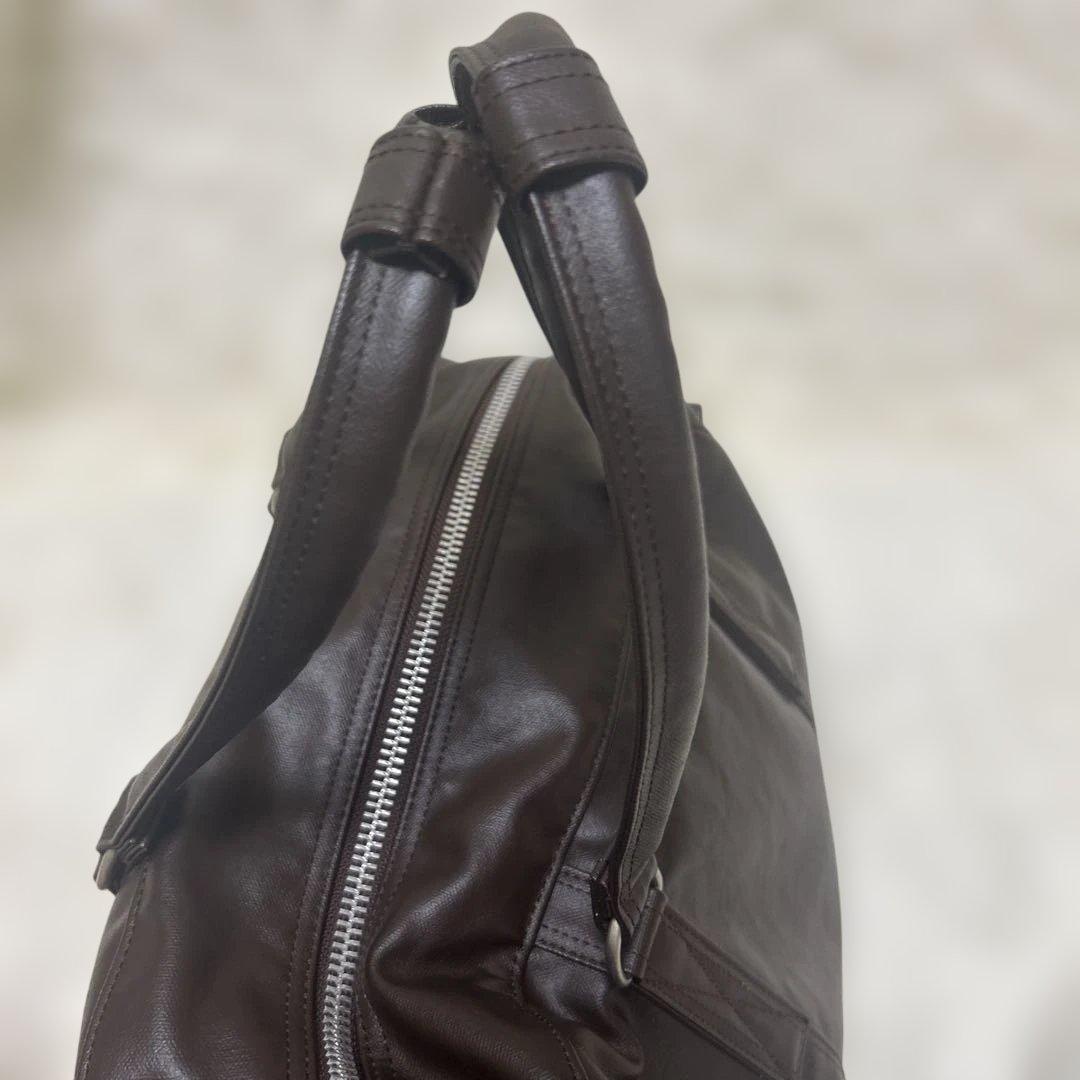 【未使用級】PORTER ポーター　フリースタイル ボストンバッグ　ブラウン