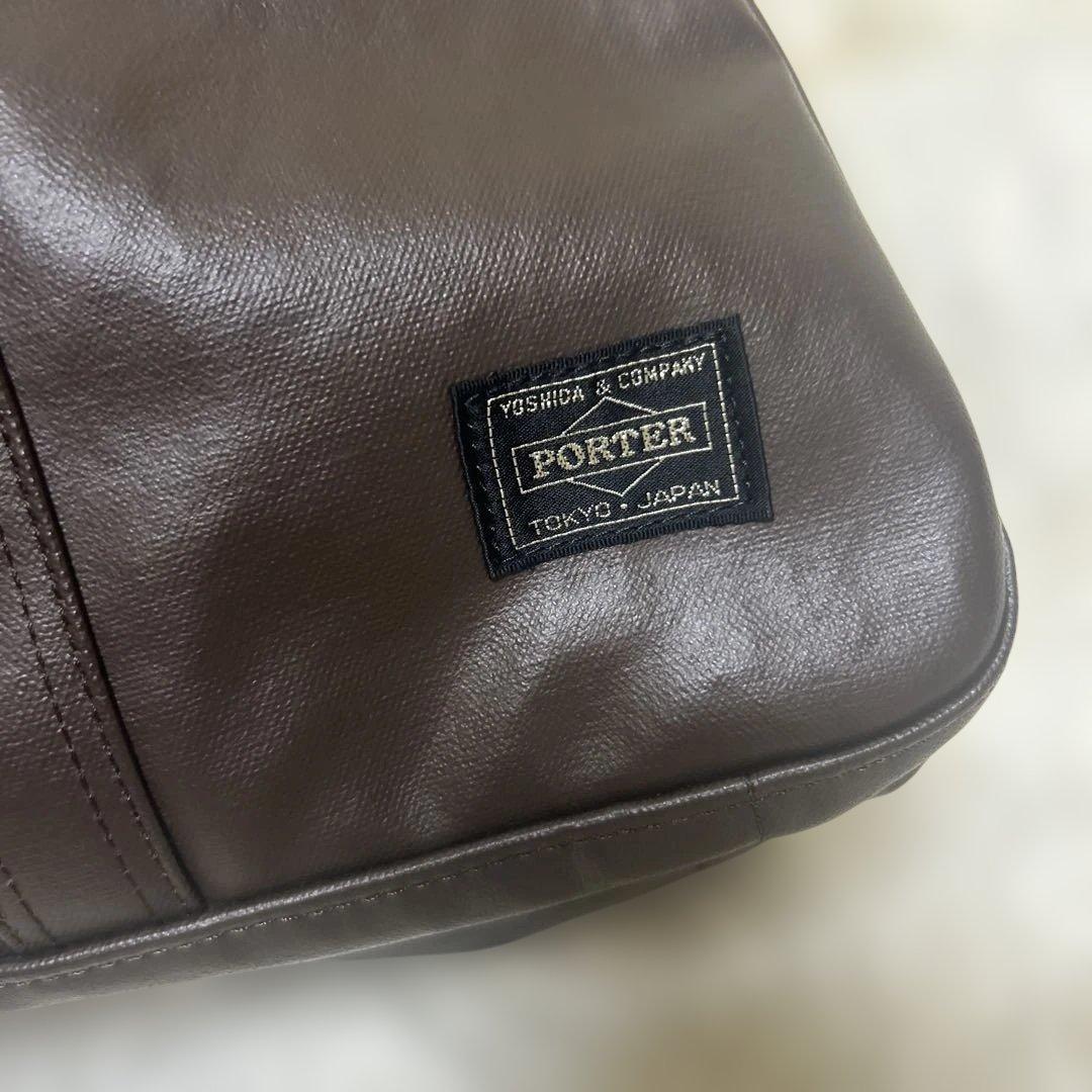 【未使用級】PORTER ポーター　フリースタイル ボストンバッグ　ブラウン