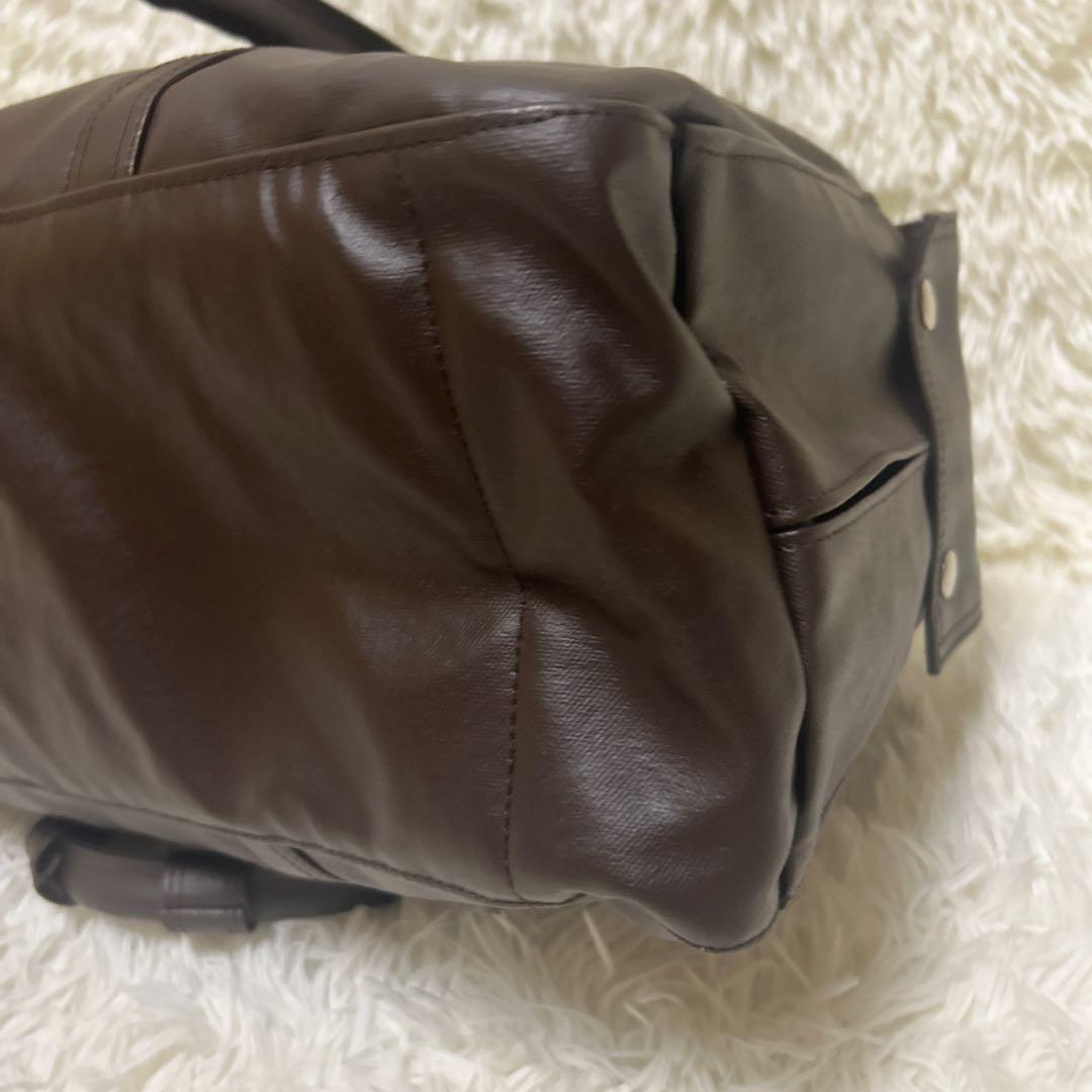 【未使用級】PORTER ポーター　フリースタイル ボストンバッグ　ブラウン
