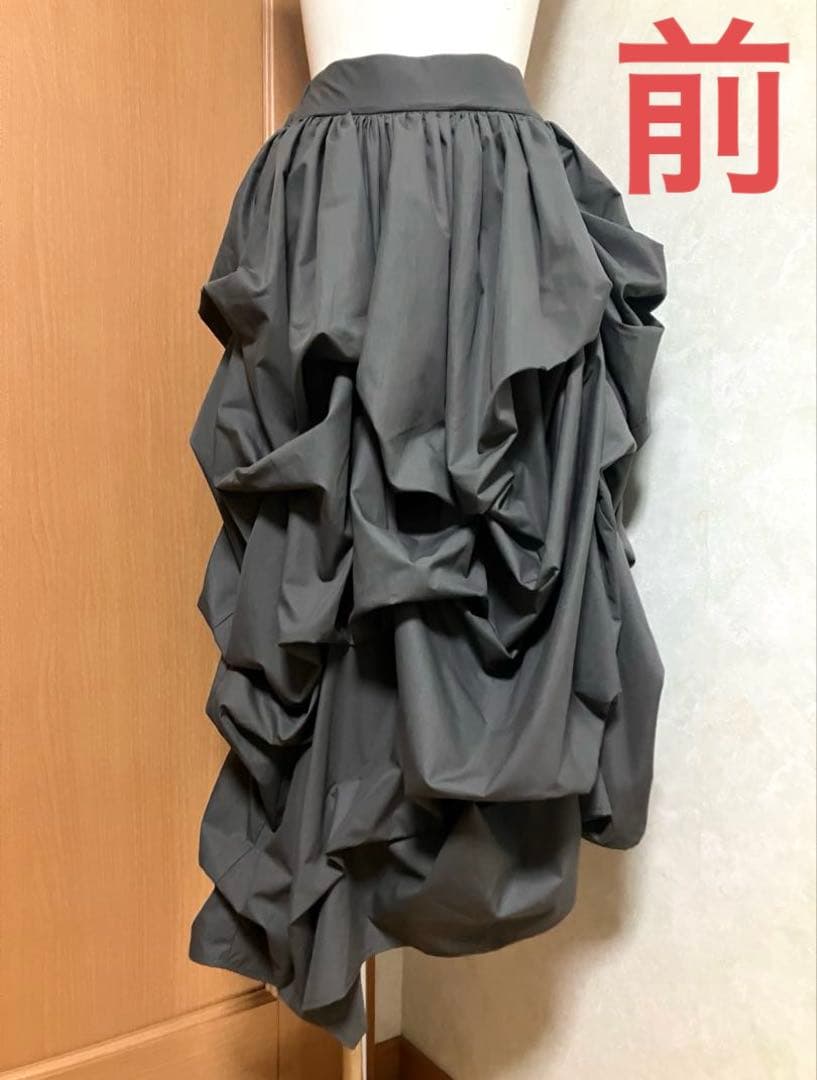【美品✨️】Olu. ランダムピックスカート／グレー サイズ0