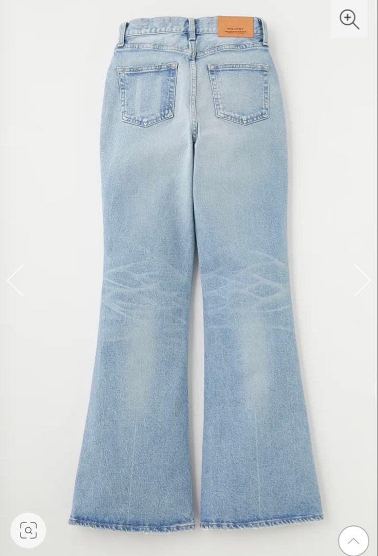 【新品・未使用品】MOUSSY MVS L.BLU フレア　22 週末セール