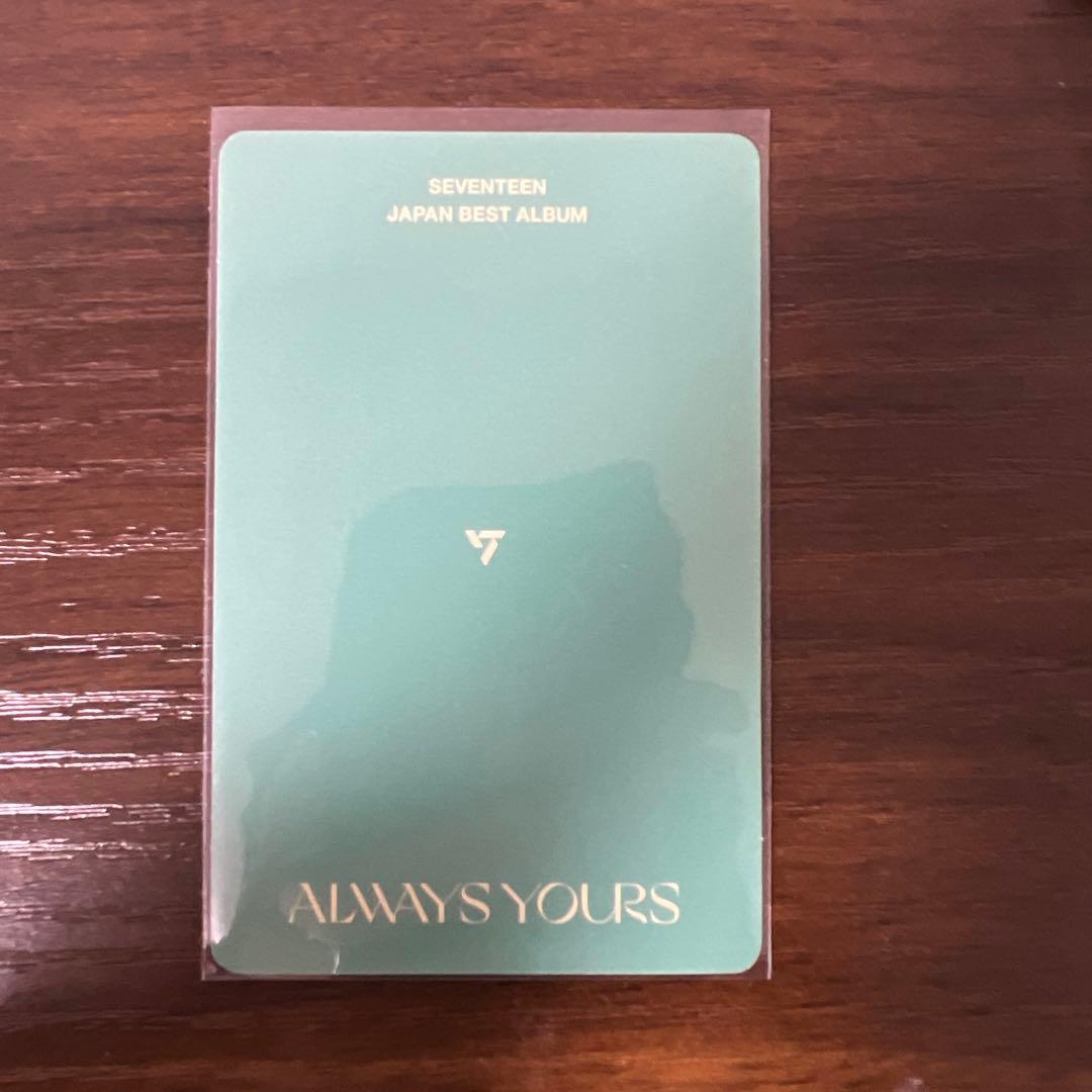 seventeen ジョンハン always yours c盤　トレカ