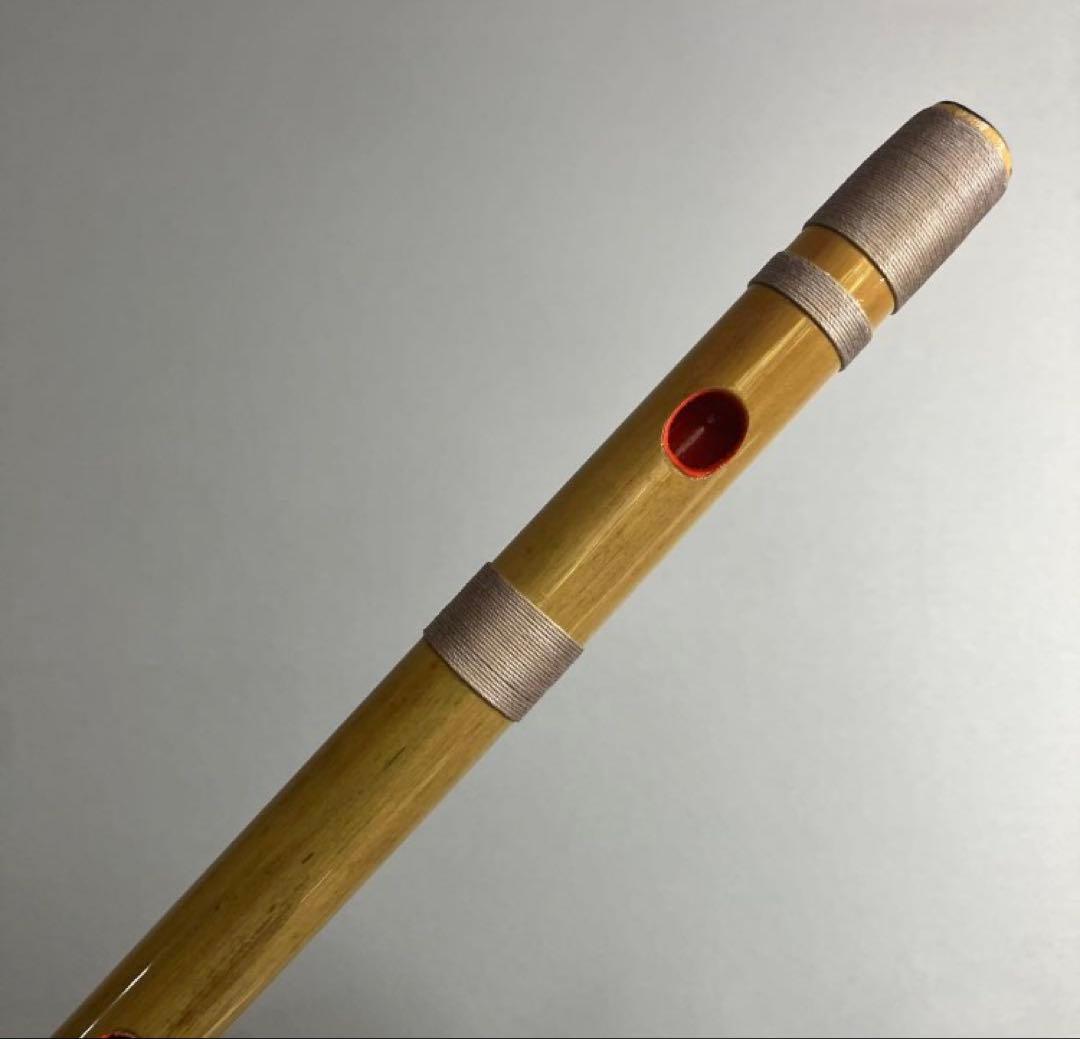 篠笛八本調子 C管　CMR8-256 唄物　ドレミ調　天地糸巻 西洋音階 竹笛