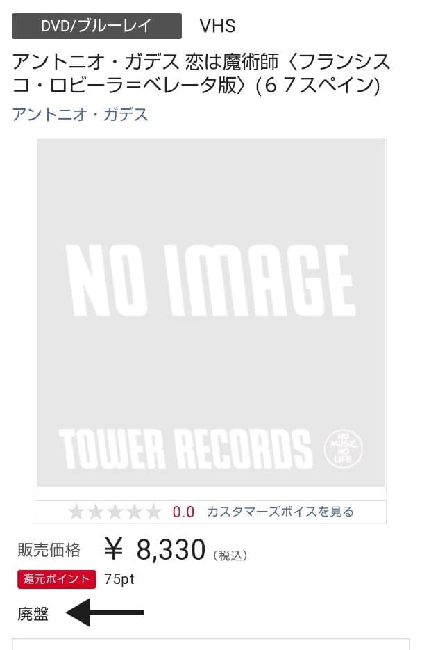 【廃盤】アントニオ・ガデス その人生と舞踊の倫理、恋は魔術師 2枚セット