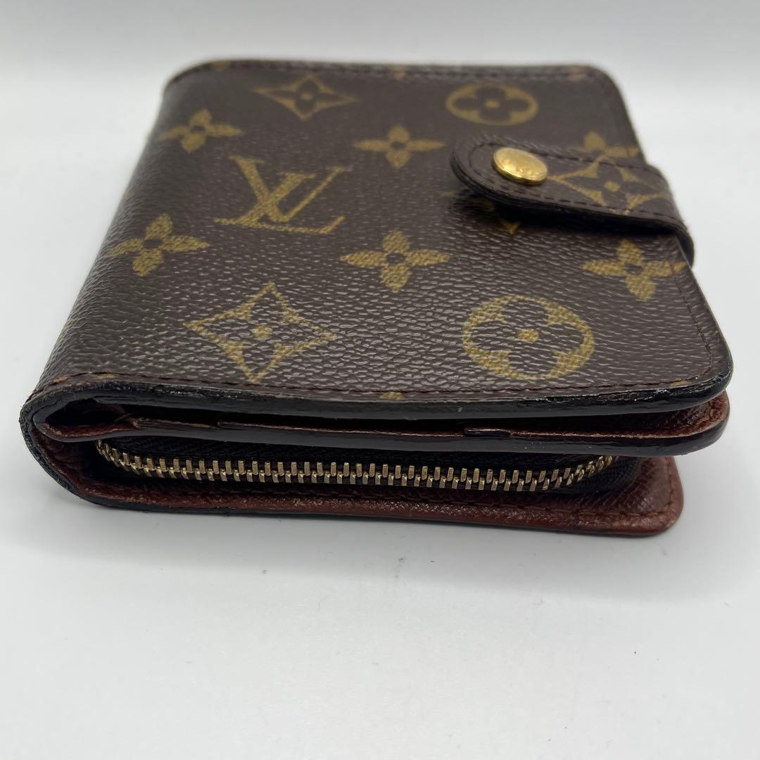 ルイヴィトン モノグラム コンパクトジップ ミニ 財布 折り財布 M61667