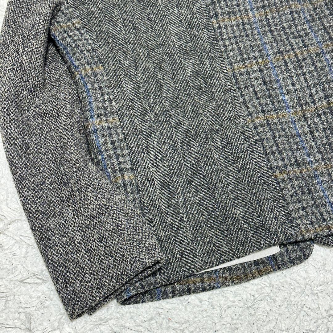美品 ユナイテッドアローズ ハリスツイード クレイジーパターン ジャケット S