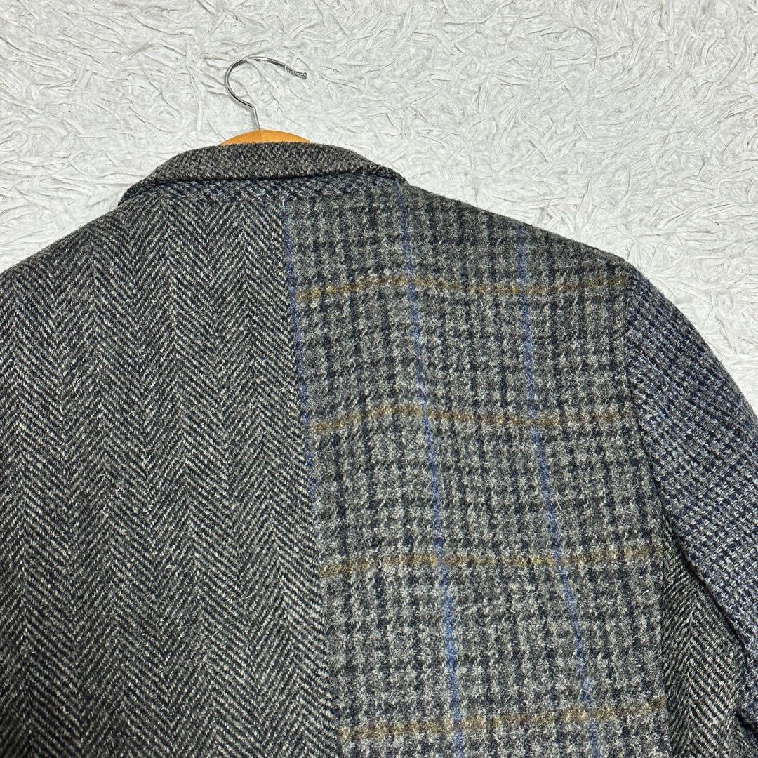 美品 ユナイテッドアローズ ハリスツイード クレイジーパターン ジャケット S