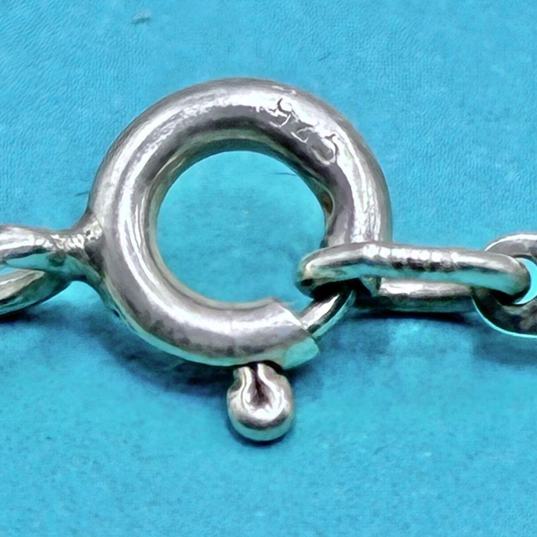 【美品】ティファニー　1837　ナロー　インターロッキング　ネックレス　2連