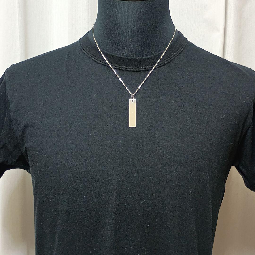 GUCCI バープレート ネックレス 50cm SILVER925