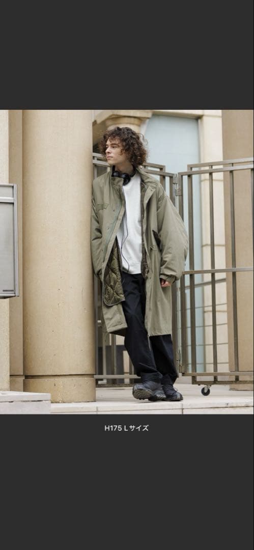 【美品、タグ付】FREAK'S STOREビッグシルエット M-65モッズコート