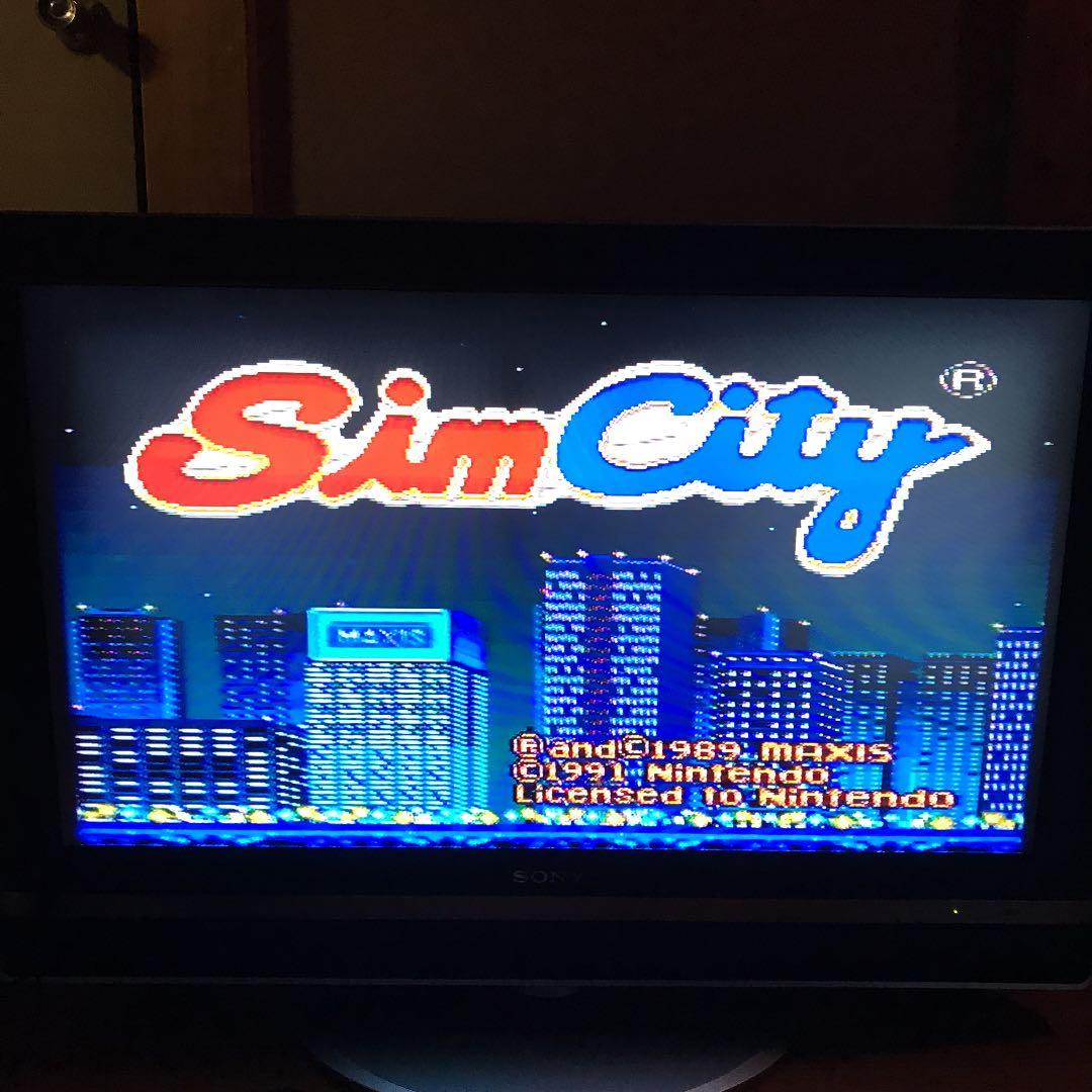 シムシティー　スーパーファミコン　スーファミ　ソフト SFC