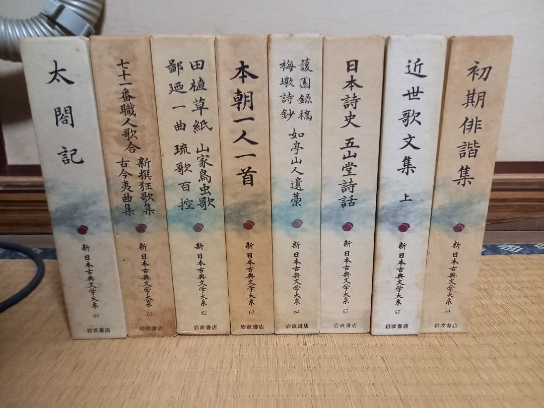 新　日本古典文学体系　岩波書店　復刻版